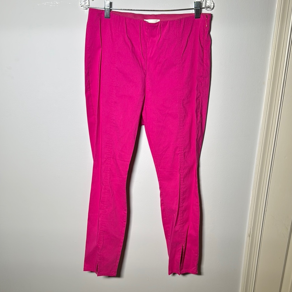 H&M Pink Cropped Pants with Tailored Fit